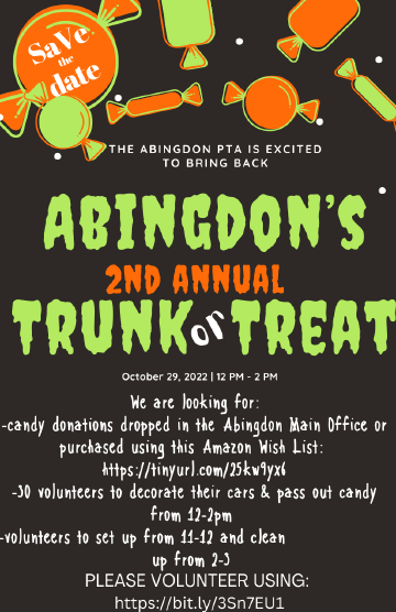 Trunk or Treat flyer