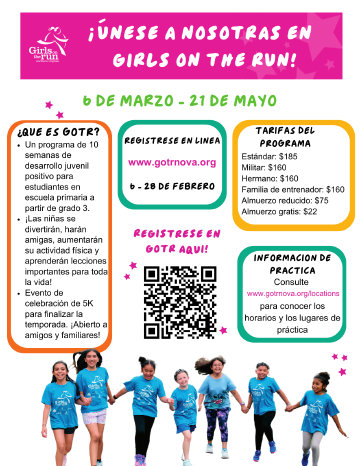 Girls on the Run flyer