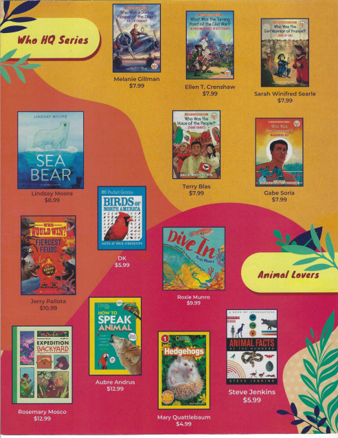 Book Fair pamphlet page 2