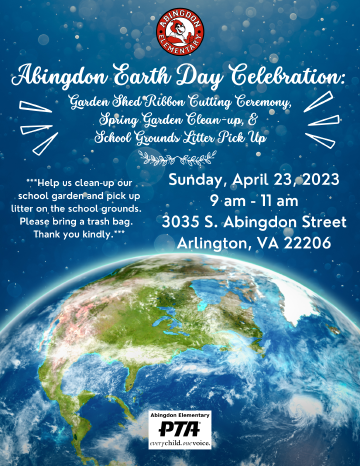 Earth Day flyer
