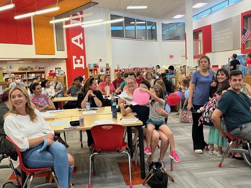 Photo of the September PTA meeting