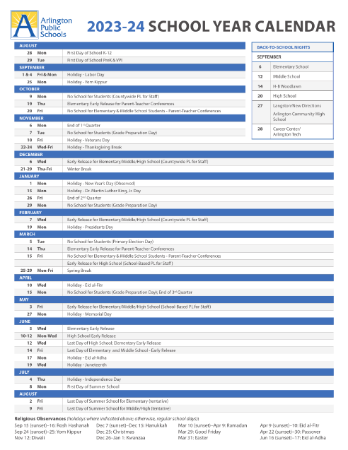 2023-24 APS Calendar Page 1